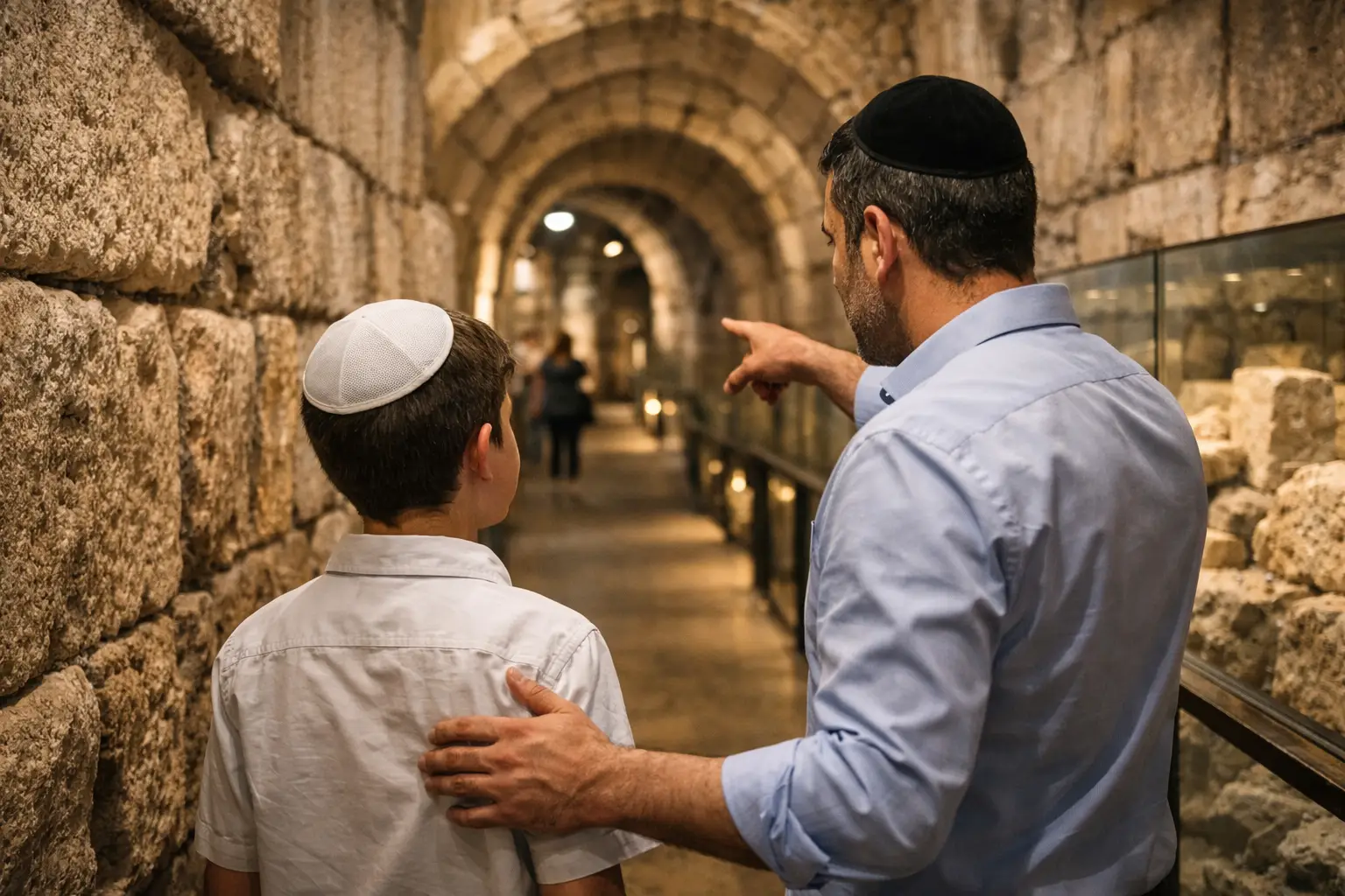 סיור במנהרות הכותל לבר מצווה - כן או לא?