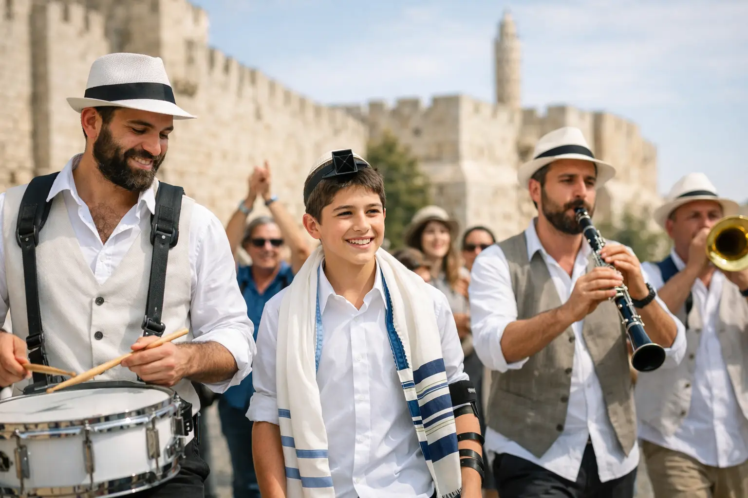 תהלוכת נגנים לבר מצווה בירושלים - כך בוחרים נכון